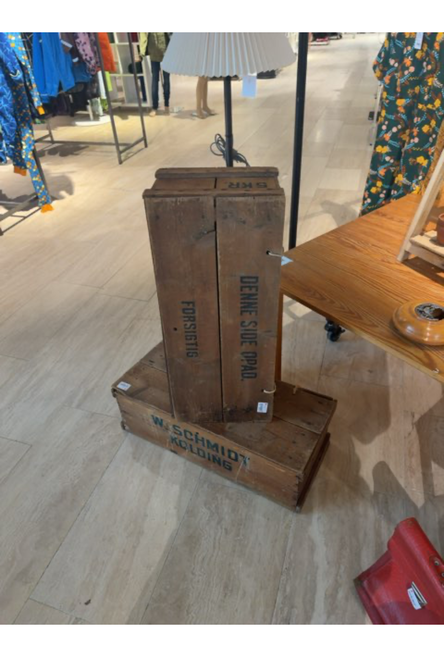 Kasse fra ganmel tid